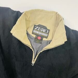 Zero Restriction Men's Black Golf Outerwear 1/4‎ Zip Jacket Sz Medium